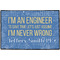Engineer Quotes Personalized Door Mat - 36x24 (APPROVAL)