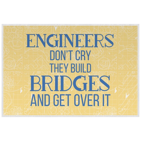Engineer Quotes Personalized Placemat (Back)