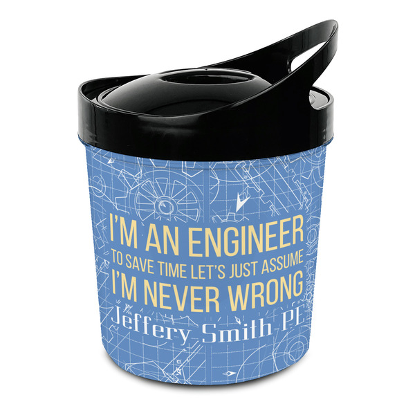 Custom Engineer Quotes Plastic Ice Bucket (Personalized)