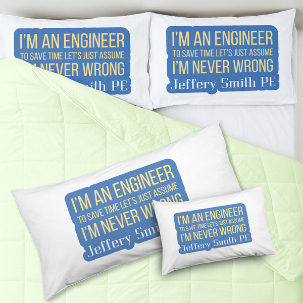 Engineer Quotes Pillow Cases - LIFESTYLE