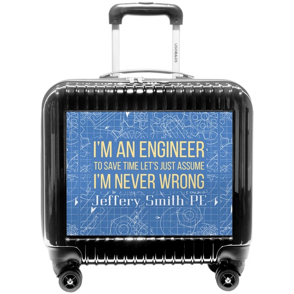 Custom Engineer Quotes Pilot / Flight Suitcase (Personalized)