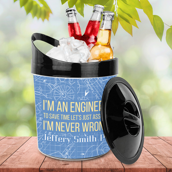 Engineer Quotes Plastic Ice Bucket - LIFESTYLE