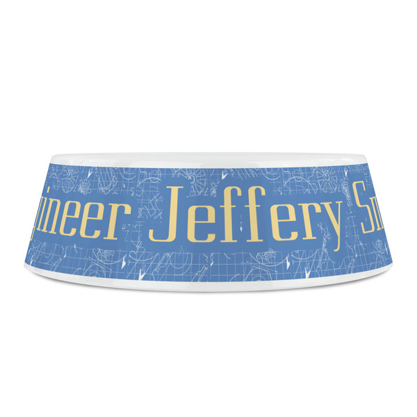 Engineer Quotes Plastic Pet Bowls - Small - FRONT