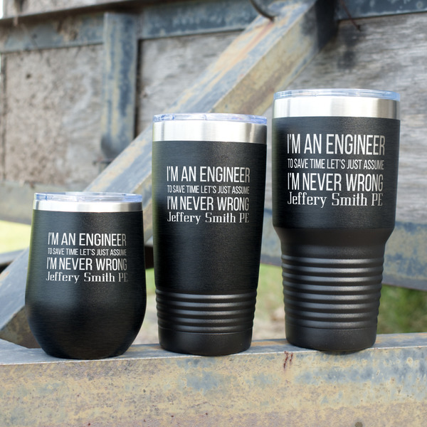 Engineer Quotes Polar Camel Tumblers - Group Shot