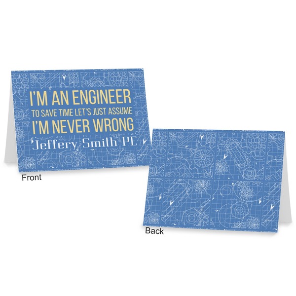 Engineer Quotes Postcard - Front and Back