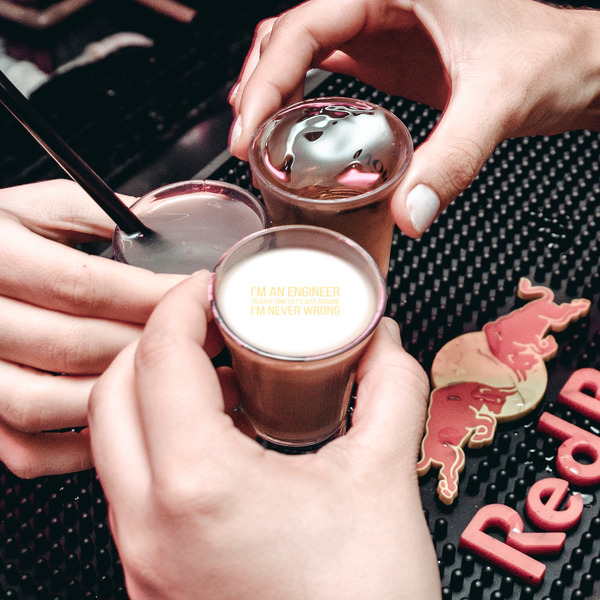 Engineer Quotes Printed Drink Topper - XSmall - In Shot Glass