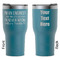 Engineer Quotes RTIC Tumbler - Dark Teal - Double Sided - Front & Back