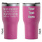 Engineer Quotes RTIC Tumbler - Magenta - Double Sided - Front & Back