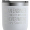 Engineer Quotes RTIC Tumbler - White - Close Up