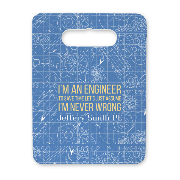 Custom Engineer Quotes Rectangular Trivet with Handle (Personalized)