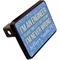 Engineer Quotes Rectangular Car Hitch Cover w/ FRP Insert (Angle View)