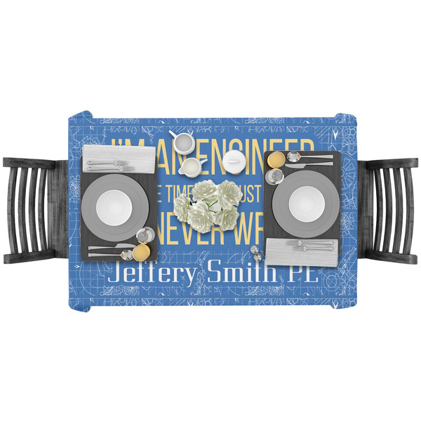 Engineer Quotes Rectangular Tablecloths - LIFESTYLE