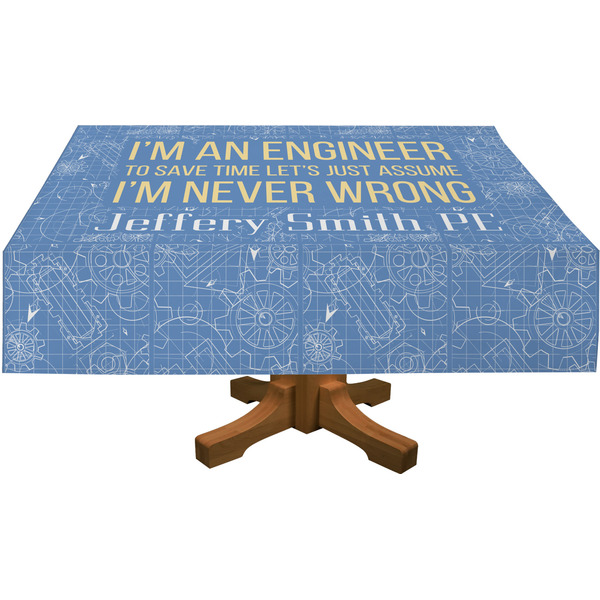 Engineer Quotes Rectangular Tablecloths (Personalized)