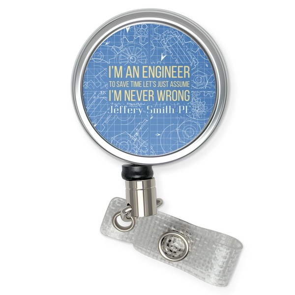 Custom Engineer Quotes Retractable Badge Reel (Personalized)