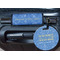 Engineer Quotes Round Luggage Tag & Handle Wrap - In Context