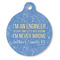Engineer Quotes Round Pet ID Tag - Large - Front