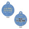 Engineer Quotes Round Pet Tag - Front & Back