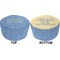 Engineer Quotes Round Pouf Ottoman (Top and Bottom)