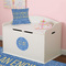 Engineer Quotes Round Wall Decal on Toy Chest