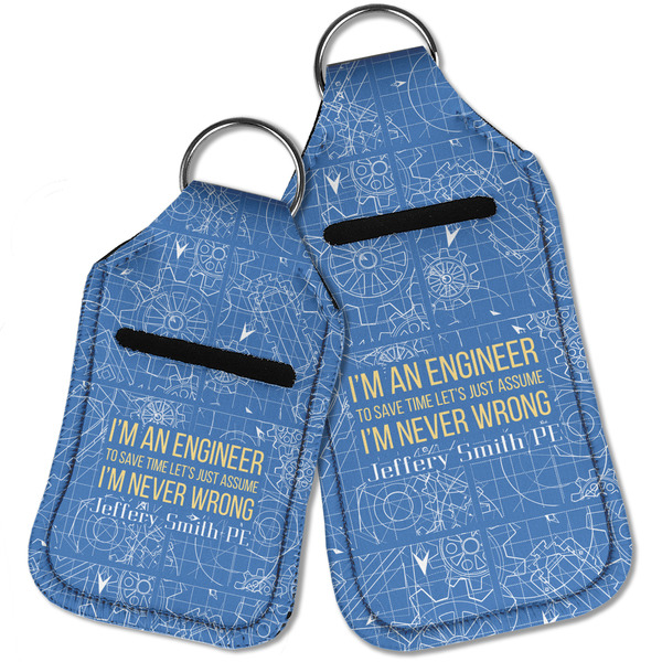 Engineer Quotes Sanitizer Holder Keychain - Parent Main