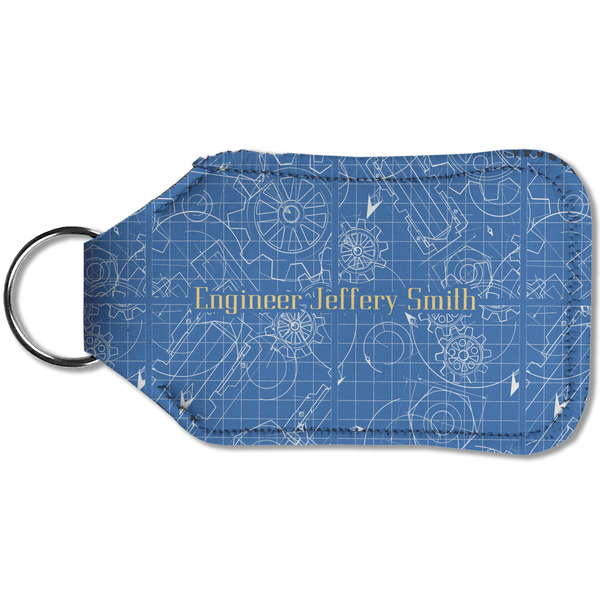 Engineer Quotes Sanitizer Holder Keychain - Small (Back)