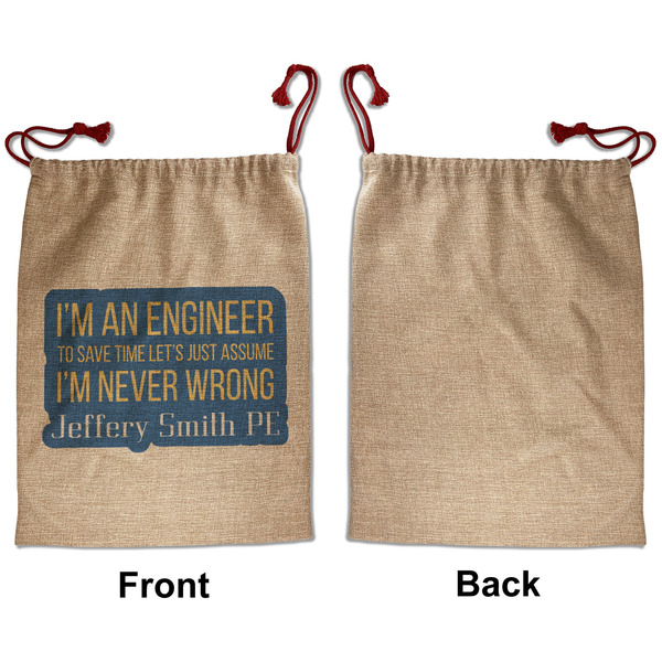 Engineer Quotes Santa Bag - Approval - Front