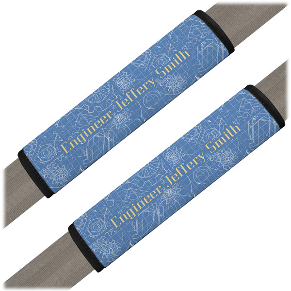Custom Engineer Quotes Seat Belt Covers (Set of 2) (Personalized)