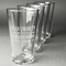 Engineer Quotes Set of Four Engraved Pint Glasses - Set View