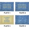 Engineer Quotes Set of Rectangular Appetizer / Dessert Plates (Approval)