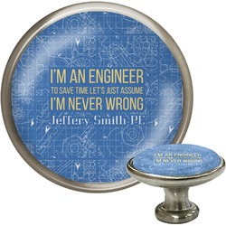 Engineer Quotes Cabinet Knob (Personalized)