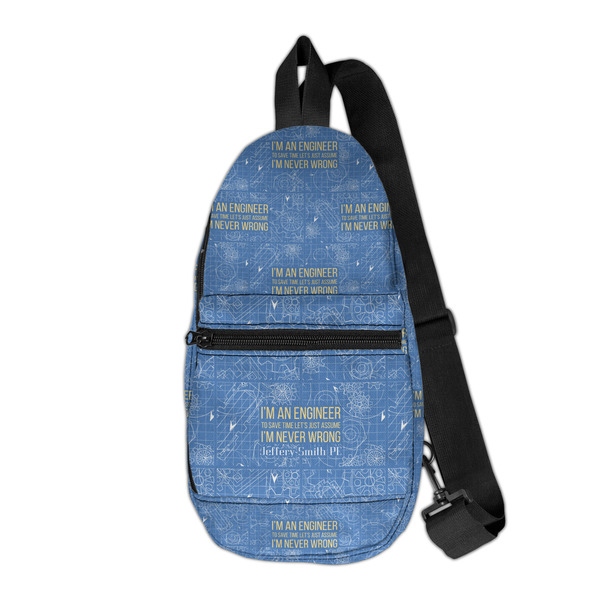 Custom Engineer Quotes Sling Bag (Personalized)