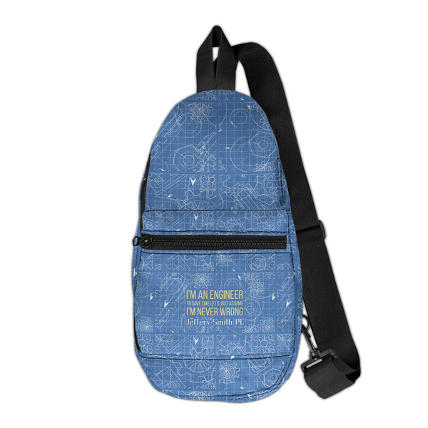 Custom Engineer Quotes Sling Bag (Personalized)
