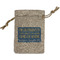 Engineer Quotes Small Burlap Gift Bag - Front