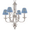 Engineer Quotes Small Chandelier Shade - LIFESTYLE (on chandelier)