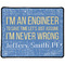 Engineer Quotes Large Gaming Mouse Pad - 12.5" x 10" (Personalized)