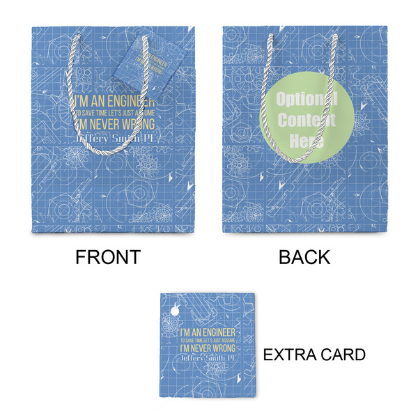 Engineer Quotes Small Gift Bag - Approval