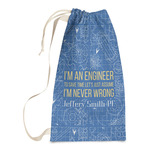 Engineer Quotes Laundry Bags - Small (Personalized)