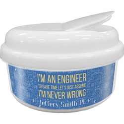 Engineer Quotes Snack Container (Personalized)