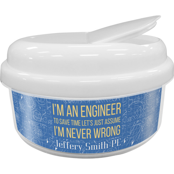 Custom Engineer Quotes Snack Container (Personalized)