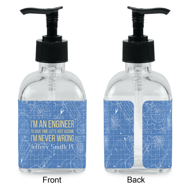 Engineer Quotes Glass Soap/Lotion Dispenser - Approval