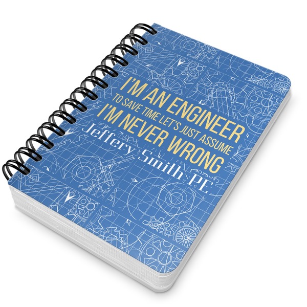 Engineer Quotes Spiral Journal 5 x 7 - Main