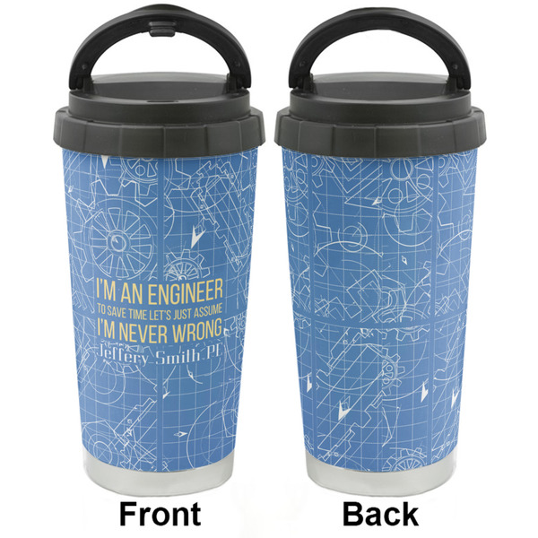 Engineer Quotes Stainless Steel Travel Cup - Apvl