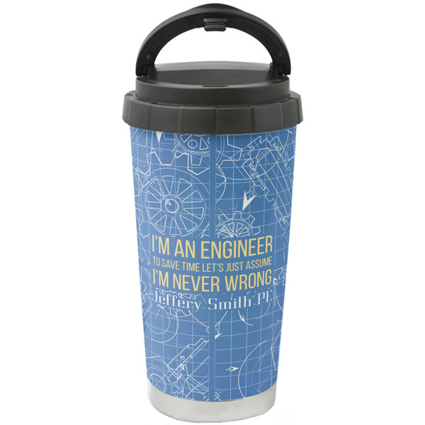 Custom Engineer Quotes Stainless Steel Coffee Tumbler (Personalized)