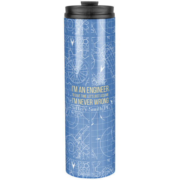 Custom Engineer Quotes Stainless Steel Skinny Tumbler - 20 oz (Personalized)