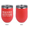 Engineer Quotes Stainless Wine Tumblers - Coral - Single Sided - Approval