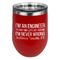 Engineer Quotes Stemless Stainless Steel Wine Tumbler - Red - Double Sided (Personalized)