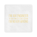 Engineer Quotes Cocktail Napkins