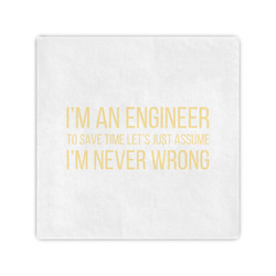Engineer Quotes Standard Cocktail Napkins