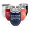 Engineer Quotes Steel Wine Tumblers Multiple Colors