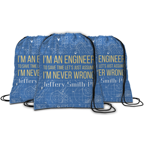 Engineer Quotes String Backpack - MAIN